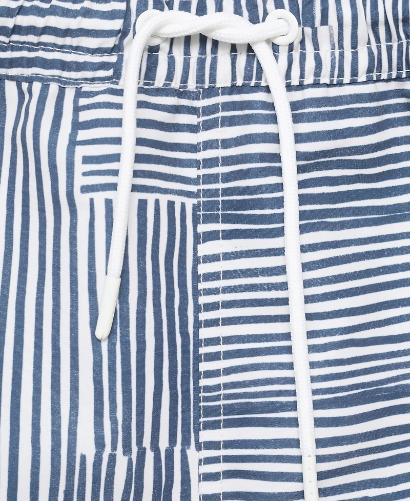 Mango Men's Multi-Striped Swimsuit