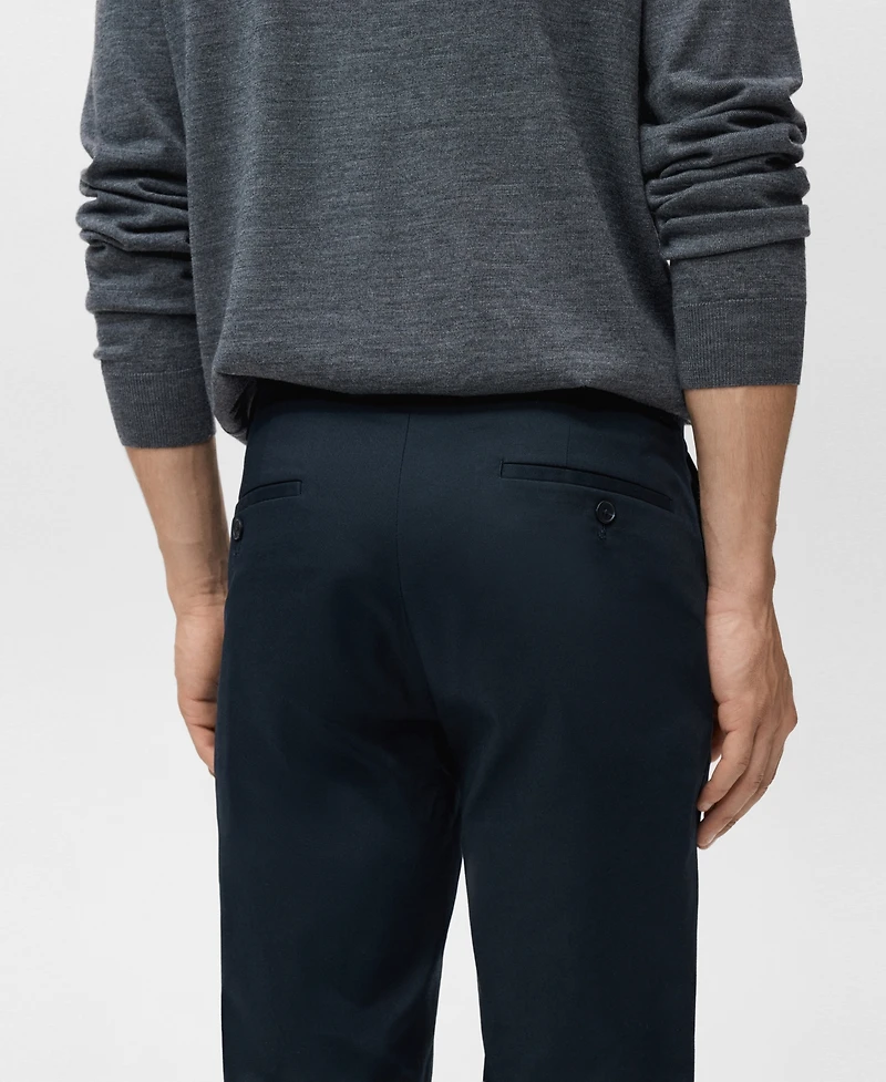 Mango Men's Dublino Slim-Fit Chino Pants