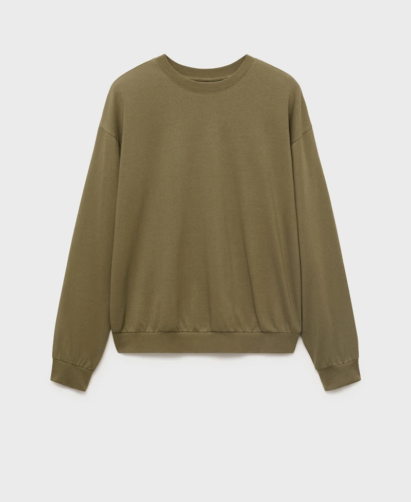 Mango Men's Cotton Sweatshirt