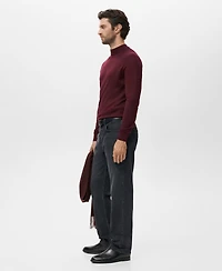 Mango Men's Wool Turtleneck Sweater