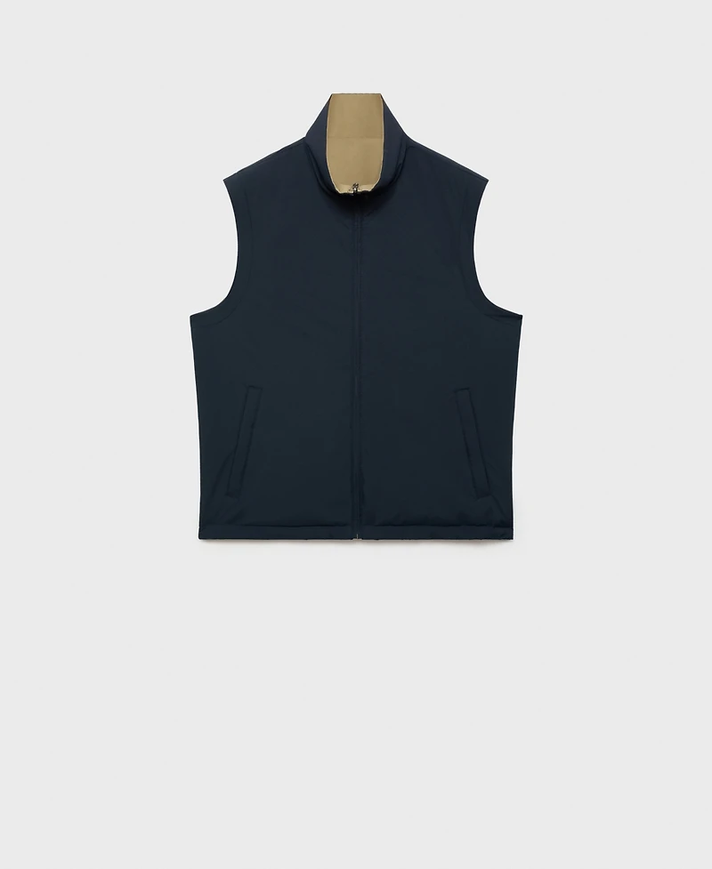 Mango Men's Reversible Water-Repellent Gilet