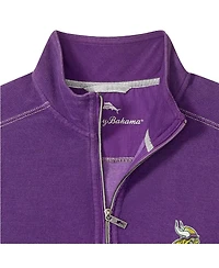 Tommy Bahama Men's Purple Minnesota Vikings Sport Tobago Half-Zip Pullover Sweatshirt