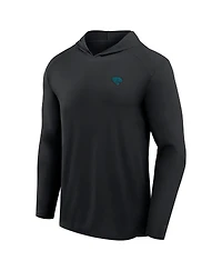 Fanatics Men's Black Jacksonville Jaguars Front Office Power Mono Long Sleeve Hoodie T-Shirt