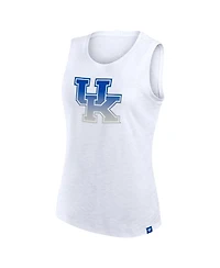 Fanatics Women's White Kentucky Wildcats Activate Slub Tank Top