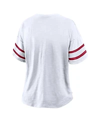 Fanatics Women's White Oklahoma Sooners Hometown Premium Script T-Shirt