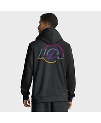 Nike Men's Black Los Angeles Rams 2025 Nfl Crucial Catch Sideline Standard Issue Dri-fit Hoodie