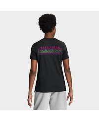 Nike Women's Black Washington Commanders 2025 Nfl Crucial Catch Tri-Blend Dri-fit T-Shirt