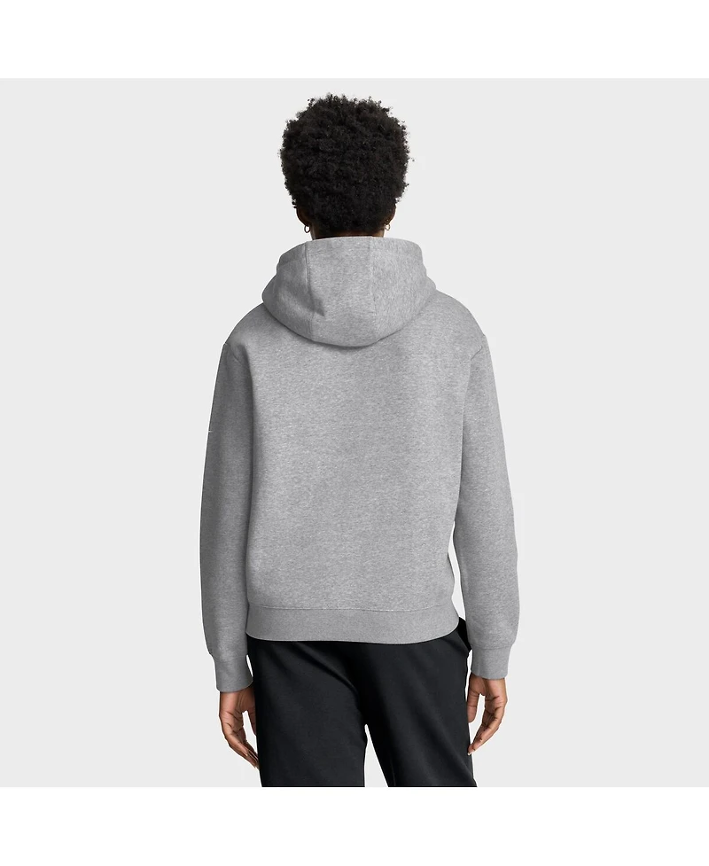 Nike Women's Heather Gray New York Giants Club Fleece Pullover Hoodie