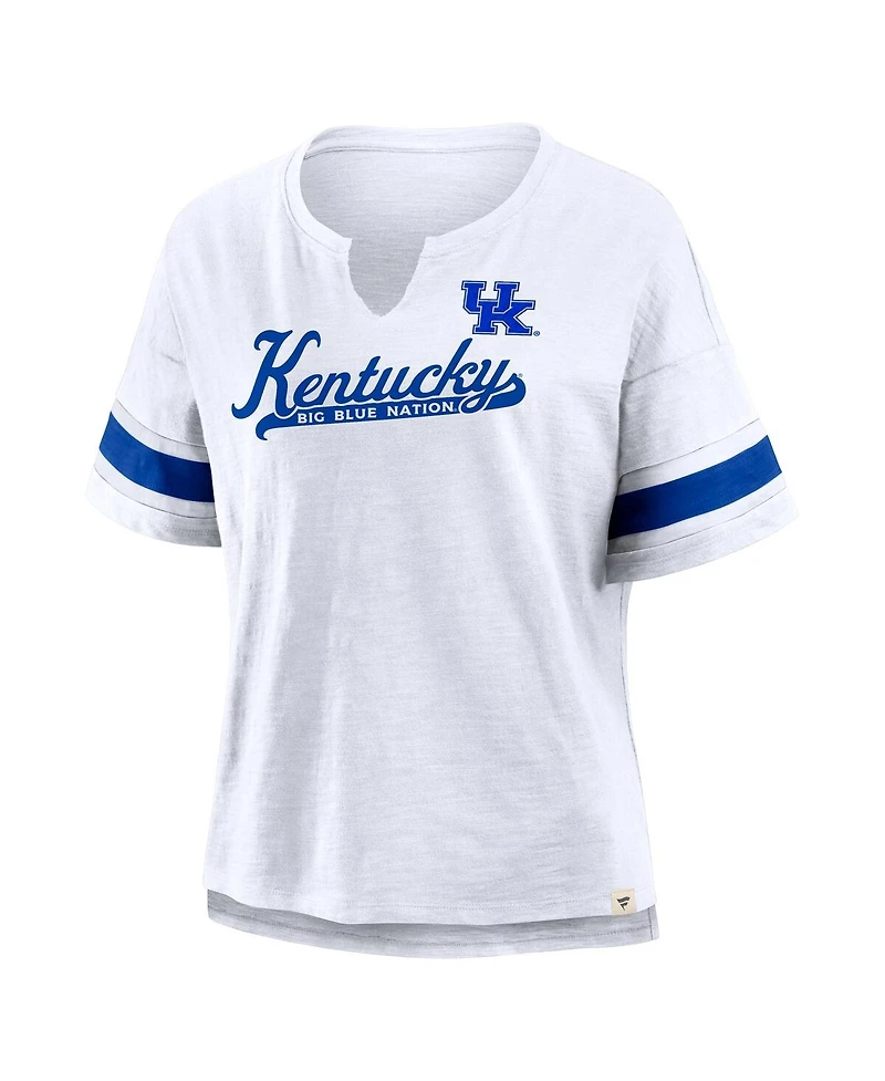 Fanatics Women's White Kentucky Wildcats Hometown Premium Script T-Shirt