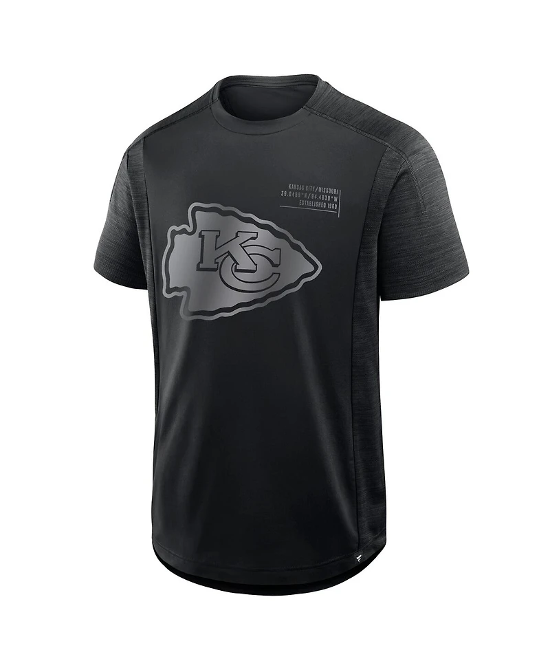Fanatics Men's Black Kansas City Chiefs Deceptive Juke T-Shirt
