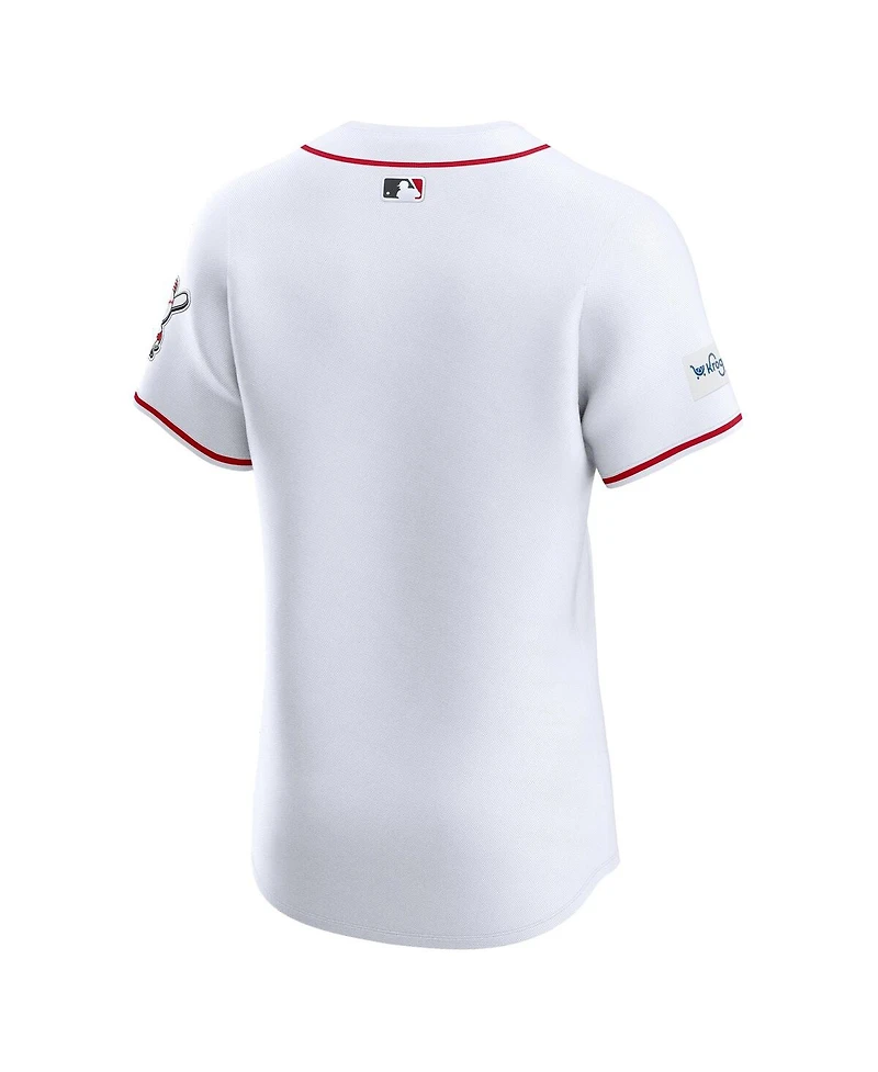 Nike Men's White Cincinnati Reds Home Elite Jersey