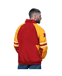 Starter Men's Red Kansas City Chiefs Prospect Half-Zip Pullover Sweatshirt