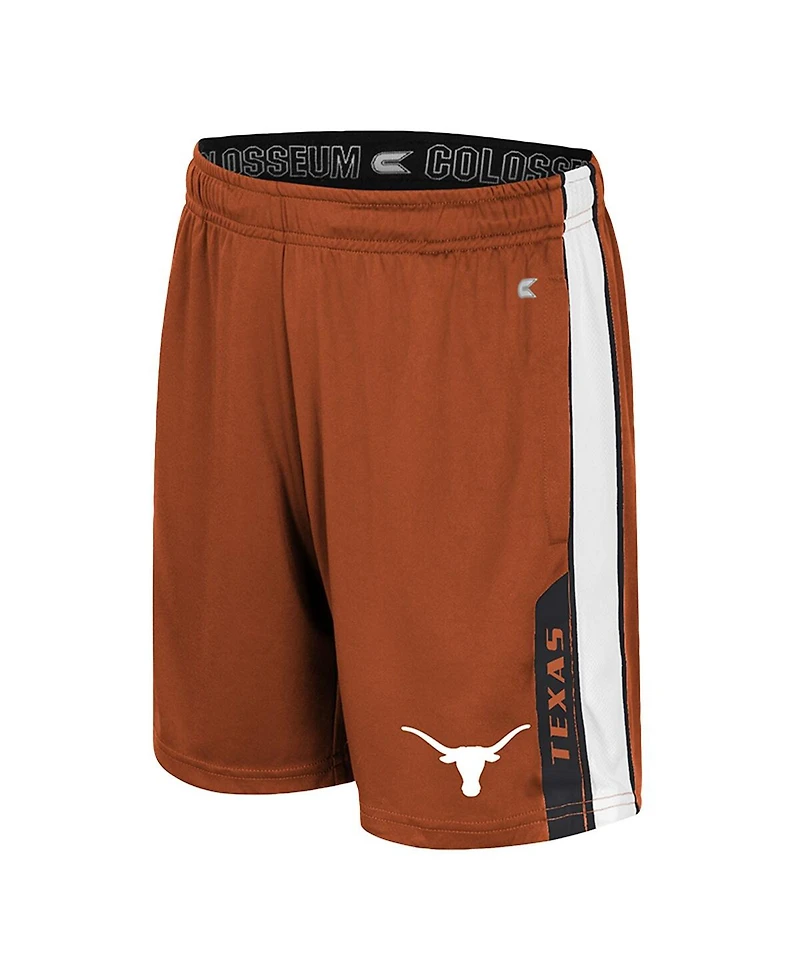 Colosseum Big Boys and Girls Texas Orange Longhorns Gumbaldia Shorts