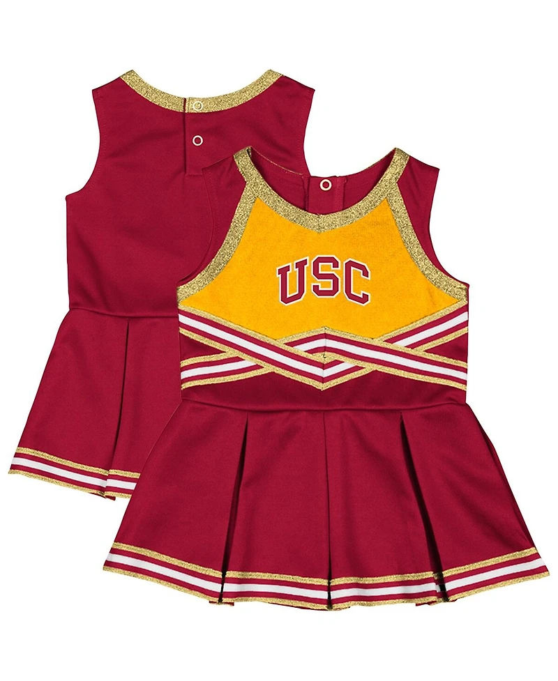 Colosseum Girls Baby Boys and Girls Cardinal Usc Trojans Lollipop Park Cheer Dress