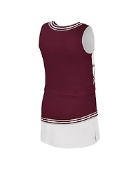 Colosseum Big Girls 2-Piece Maroon Texas A&M Aggies Lollipop Park Cheer Set