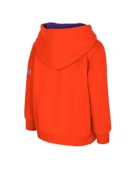 Colosseum Toddler Orange Clemson Tigers Big Logo Volume Fleece Pullover Hoodie