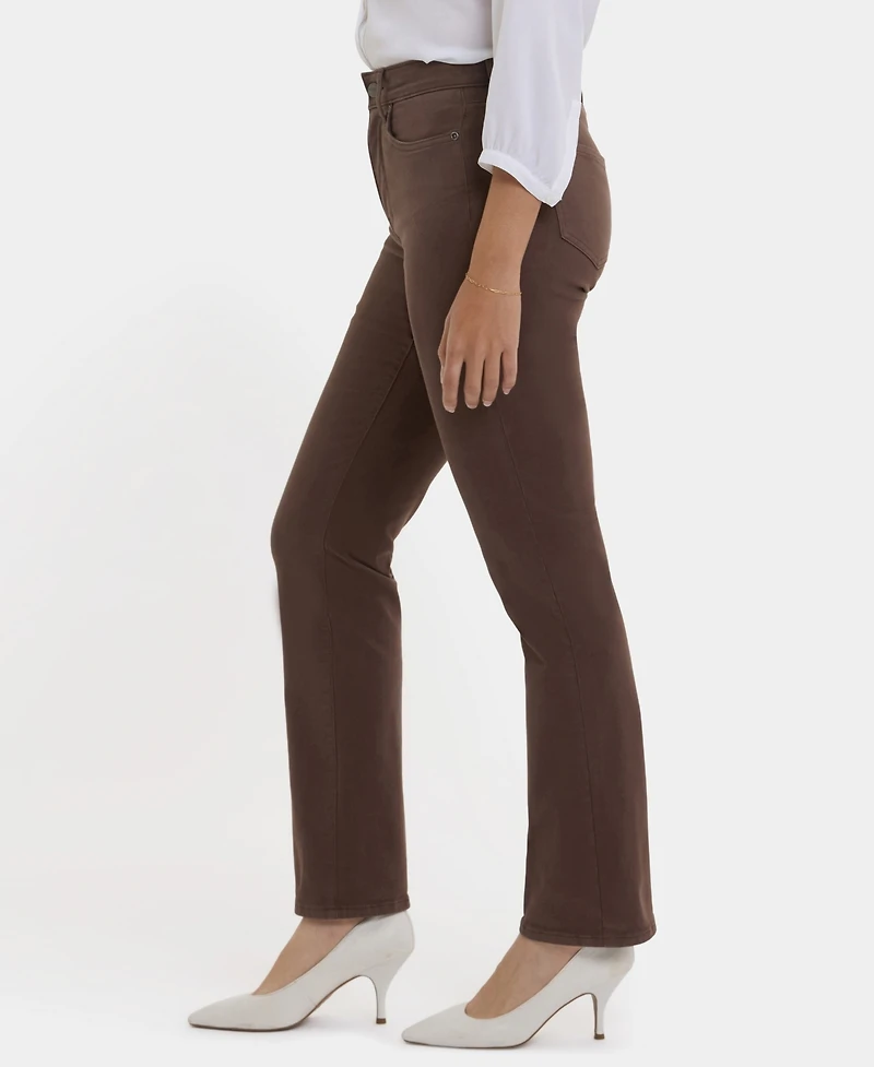 Nydj Women's High Rise Marilyn Straight Jeans