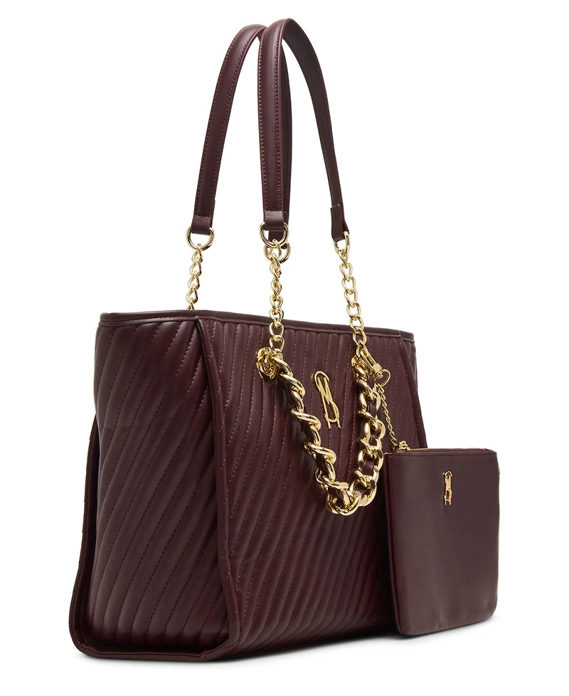Steve Madden Bkattt-h Large Tote Bag with Pouch