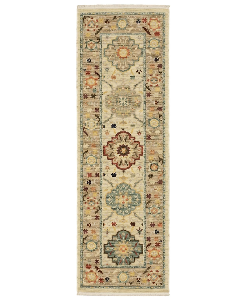 Oriental Weavers Lilihan 4601W 2'x6' Runner Area Rug