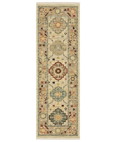 Oriental Weavers Lilihan 4601W 2'x6' Runner Area Rug