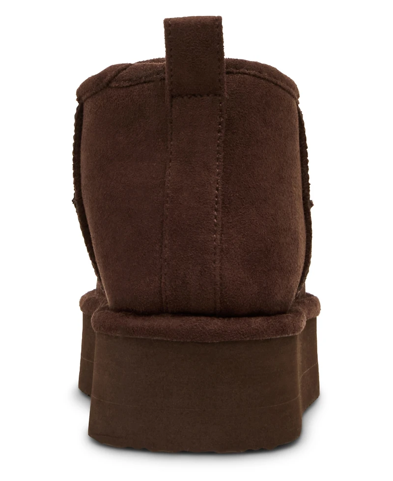 Madden Girl Women's Brave Cozy Mini Platform Booties