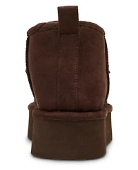 Madden Girl Women's Brave Cozy Mini Platform Booties