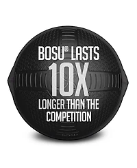 Bosu NexGen Home Fitness Exercise Gym Strength Flexibility Balance Trainer,Black