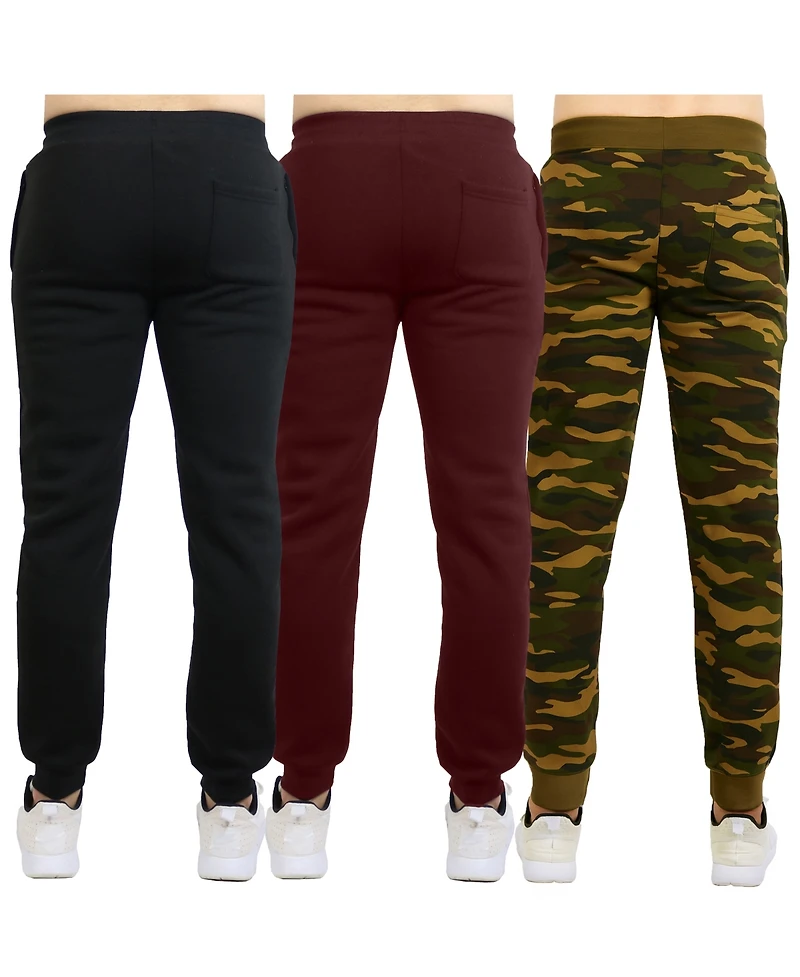 Blue Ice Men's 3-Pack Slim-Fit Pants