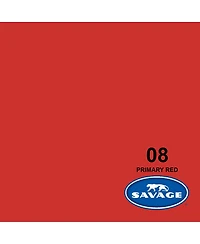 Savage Widetone Seamless Background Paper, 86" wide x 36' Red, #68