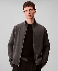 Calvin Klein Men's Yarn-Dyed Zip Jacket