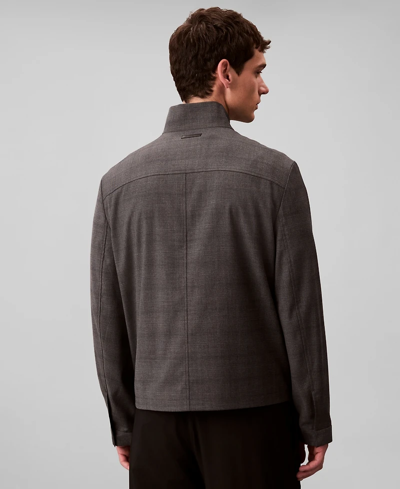 Calvin Klein Men's Yarn-Dyed Zip Jacket