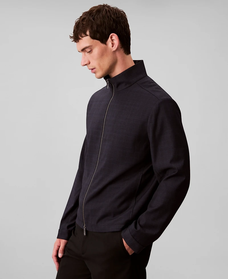 Calvin Klein Men's Yarn-Dyed Zip Jacket