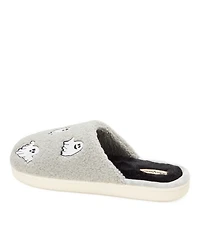 Dearfoams Unisex Adult Halloween Bat Scuff Slipper