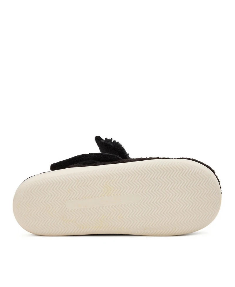 Dearfoams Unisex Adult Halloween Bat Scuff Slipper