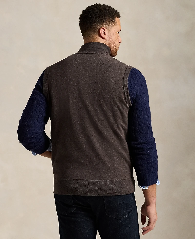 Polo Ralph Lauren Men's Hybrid Full-Zip Sweater