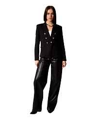 Blue Revival Women's Helen Double-Breasted Blazer with Removable Hoodie Insert