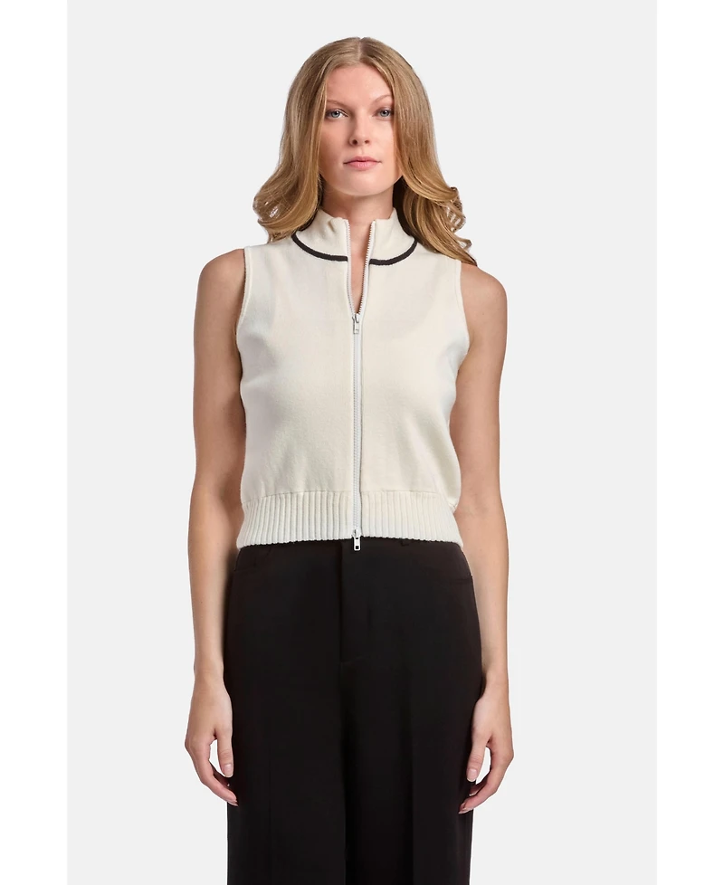 Capsule 121 Women's The Galaxy Zip With Stripe Sweater