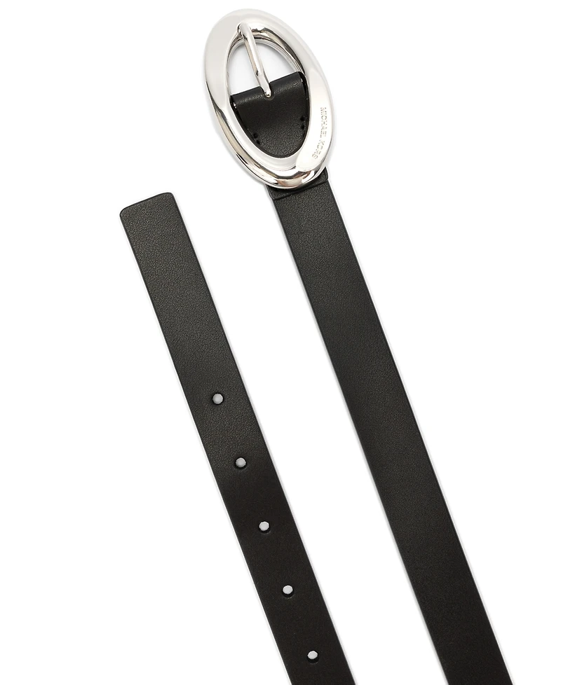 Michael Kors Women's 25mm Non-Reversible Leather Belt