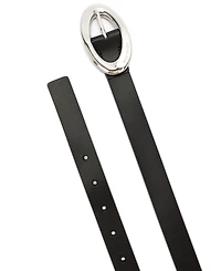 Michael Kors Women's 25mm Non-Reversible Leather Belt