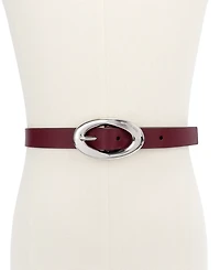 Michael Kors Women's 25mm Non-Reversible Leather Belt