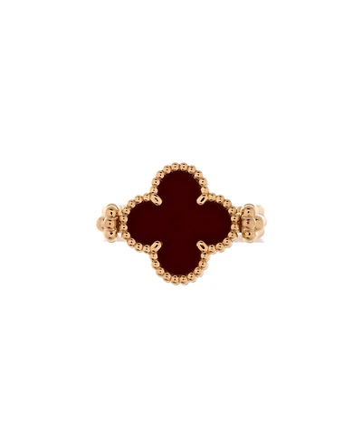 Pre-Owned Van Cleef & Arpels Vintage Alhambra Reversible Ring