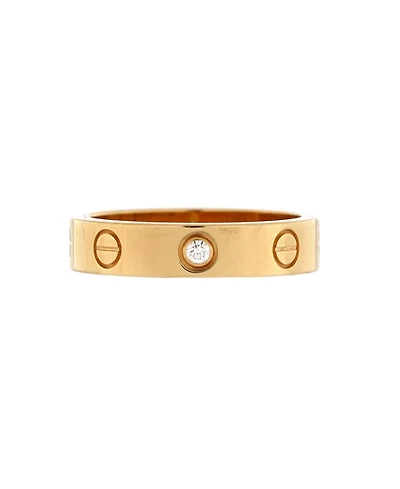 Pre-Owned Cartier Love Wedding Band 1 Diamond Ring