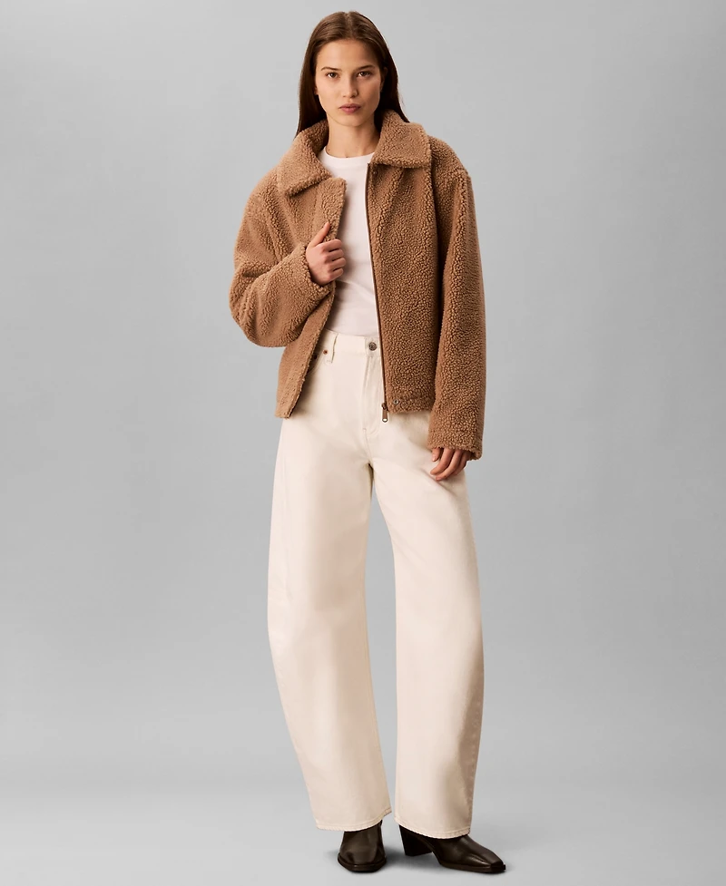 Calvin Klein Jeans Women's Point Collar Jacket