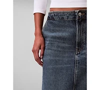 Calvin Klein Jeans Women's Denim Maxi Carpenter Skirt