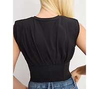 Good American Women's Sleeveless Corset Top, Regular & Plus