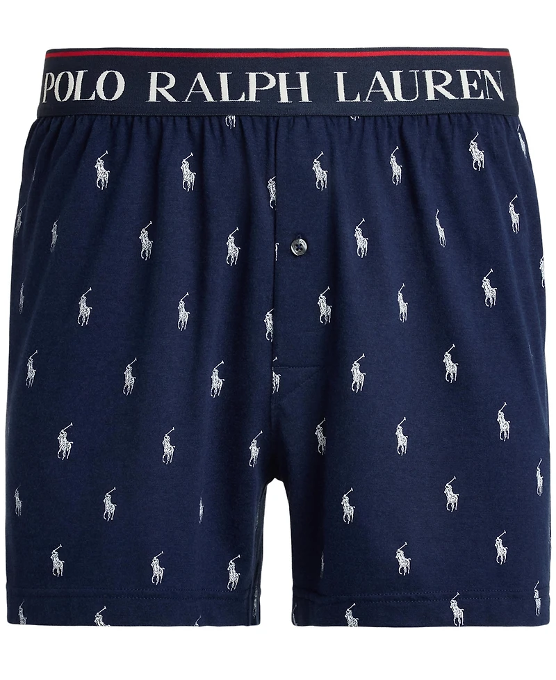 Polo Ralph Lauren Men's Exposed Waistband Knit Boxers
