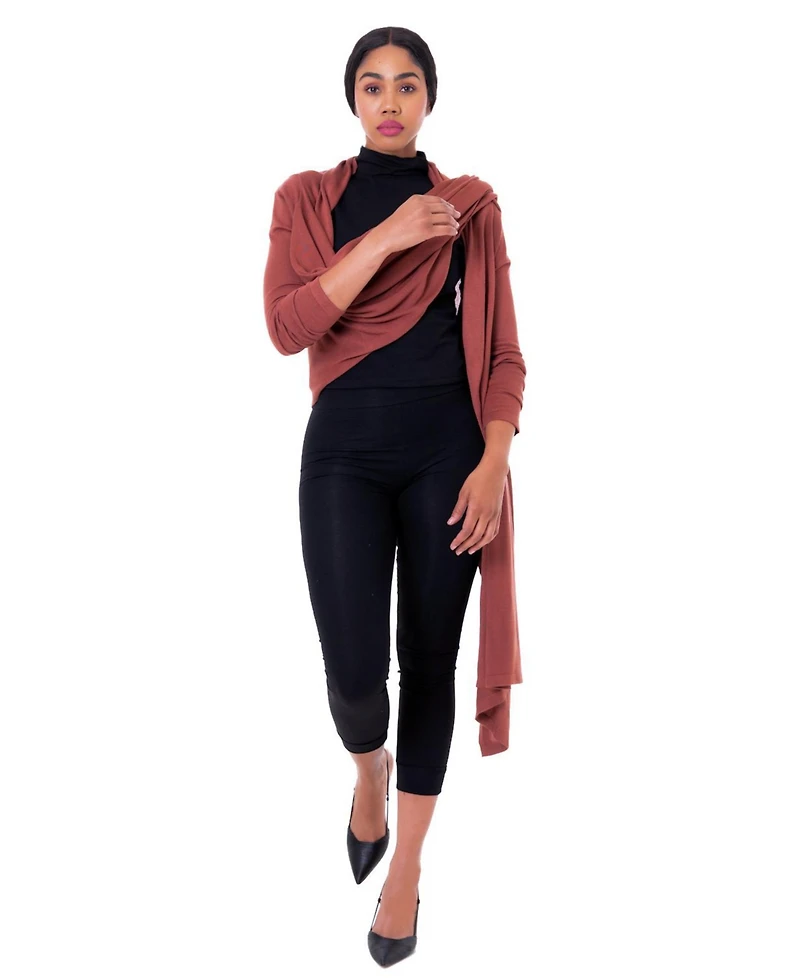 Dai Moda Women's Dm Cat Wrap Shawl