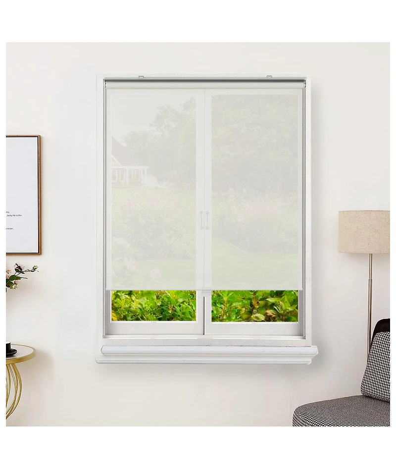 Shadisfy Solar Cordless Roll Up Shade 35x72"