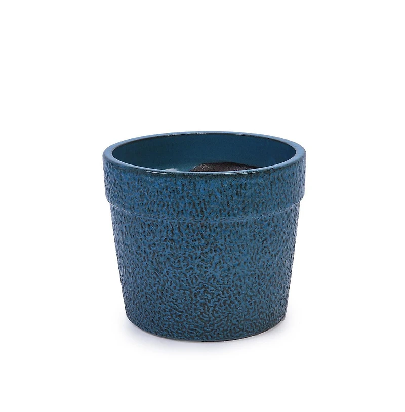 Chic Crate 3 Piece Ceramic Flowerpot Set with Drainage Modern Planters for Patio, Garden & Indoor Windowsills