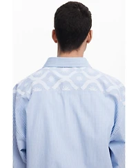 Desigual Men's Long-sleeve striped shirt